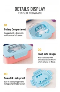 Car Design Lunch Box multifunctional