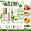 Two-in-one multi-function knife for travel 2-in-1 Knife and Peeler for travel